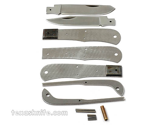 Bearclaw Trapper - Slipjoint - Multi-Blade - Knife Kit Combo - DIY Parts Kit  w/Cherry